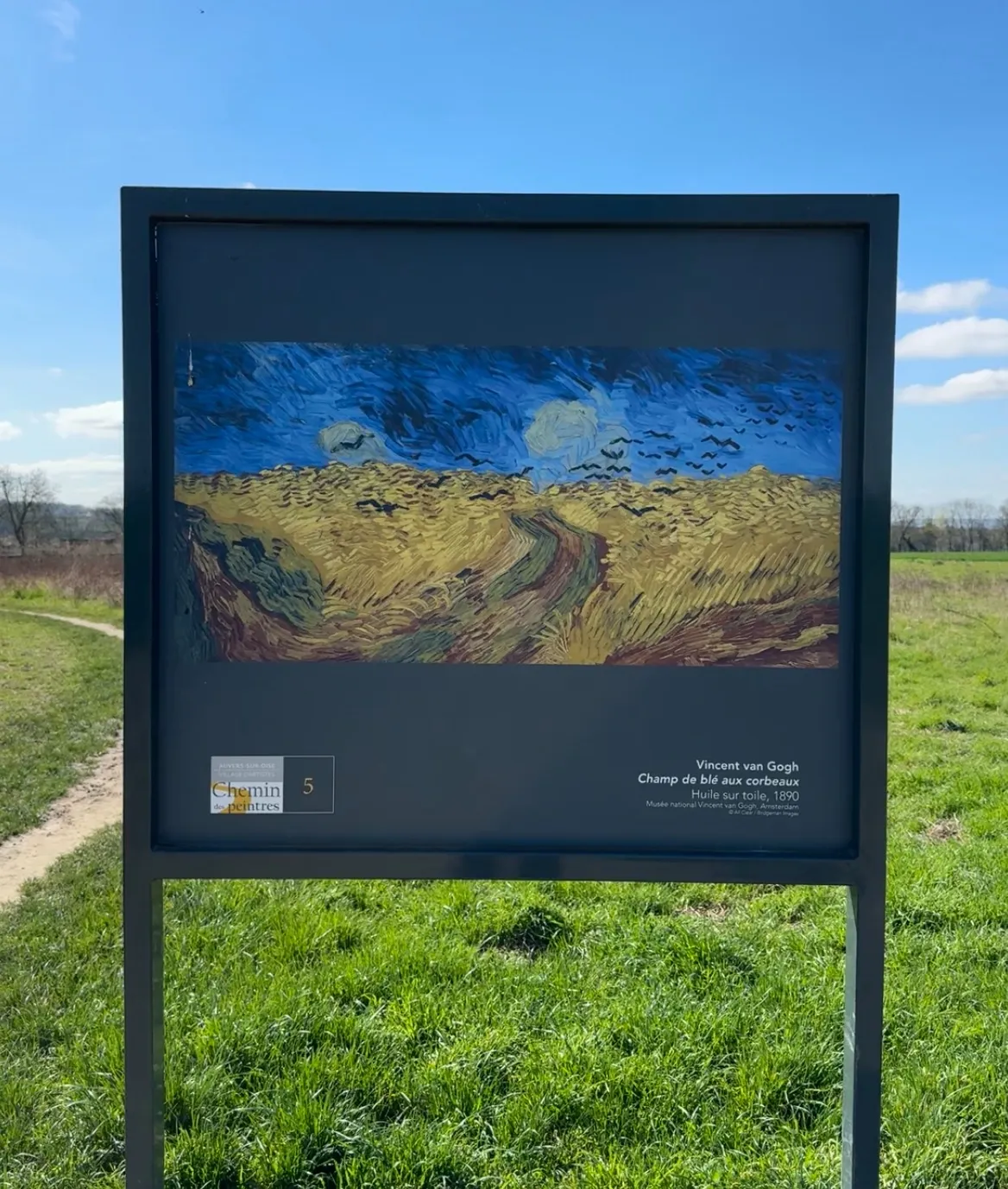 Vincent Van Gogh wheatfield with crows painting