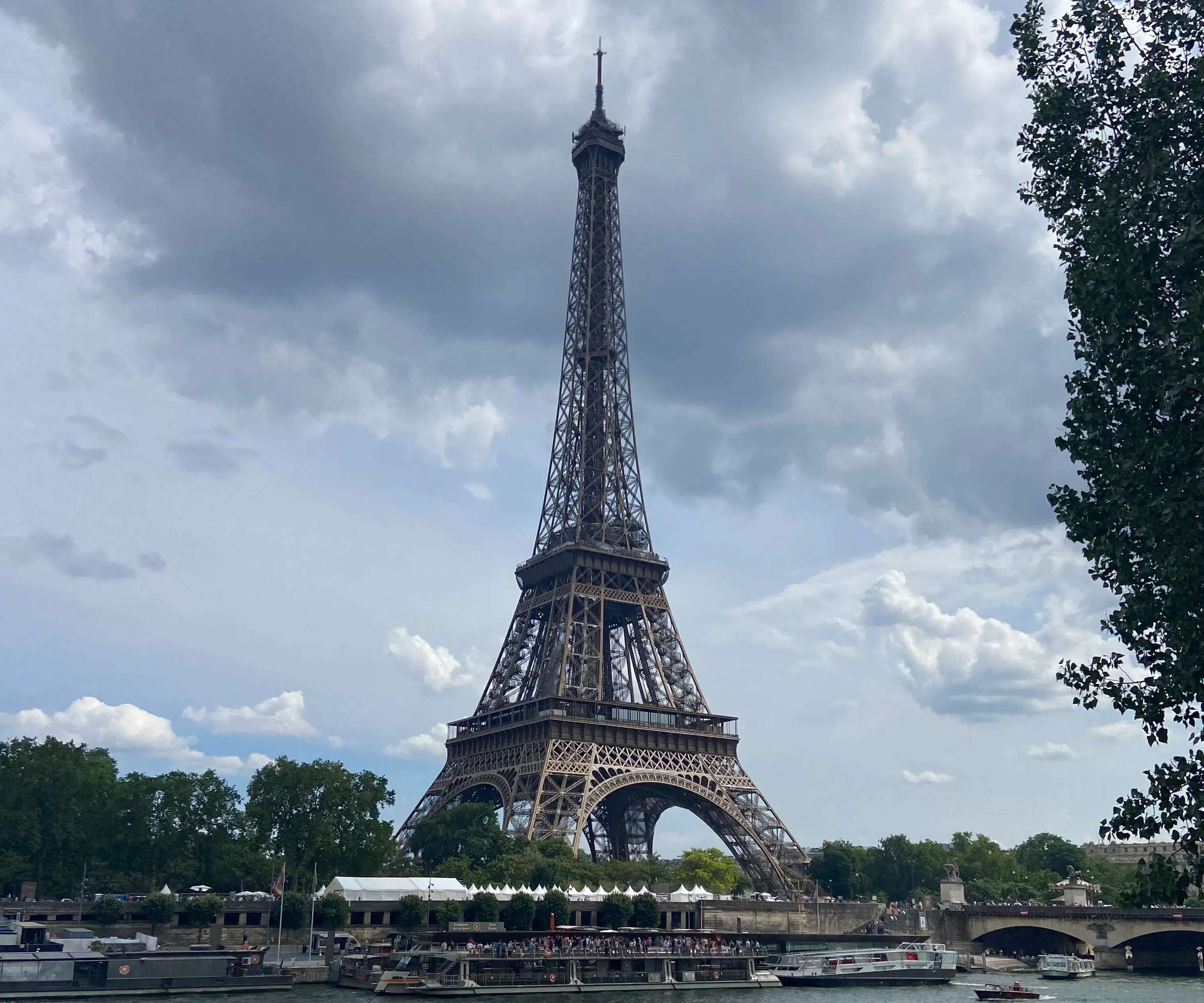 a view of the Eiffel Tower